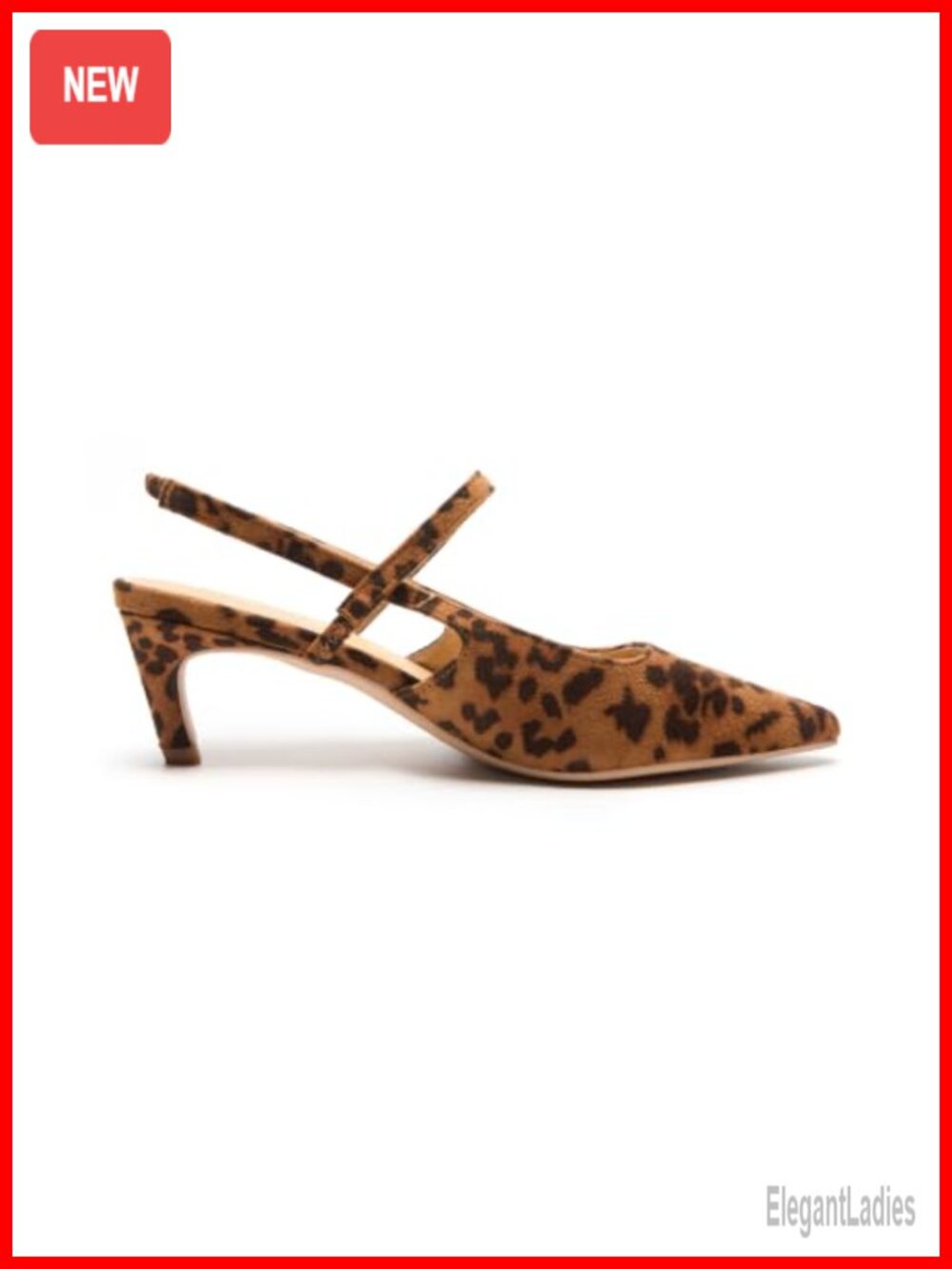 Nappa Lambskin Pointed Toe Kitten Heel Slingback Pumps